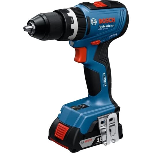 Шуруповерт Bosch GSB 18V-65 Professional (2 аккумулятора + ЗУ + чехол)