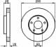 0 986 479 B61 Bosch Тормозной диск
