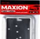 Рамка номерного знака Maxion MXAC-8091P колір чорний із сріблястим