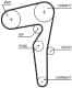 KP15646XS Gates Комплект ременя ГРМ + помпа