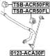 TSB-ACR50FR Febest Втулка стабілізатора