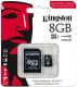 Карта памяти Kingston Industrial microSDHC 8 ГБ с SD-адаптером