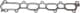 1555A160 Mitsubishi Прокладка выпускного коллектора
