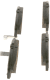 0986494896 Bosch Гальмівні колодки