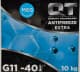 QT MEG Extra G11 синий -40 °C, 10 л (QT5634010) готовый антифриз