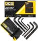 Набор ключей шестигранных JCB JCB-5067 12-24 мм 6 шт
