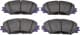0446512610 Toyota / Lexus / Daihatsu Тормозные колодки