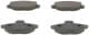 0 986 460 968 Bosch Тормозные колодки для Fiat Cinquecento