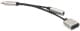 Кабель 2 в 1 PowerPlant CA910410 Apple Lightning - Apple Lightning - 3.5 (Female) 0,15 м