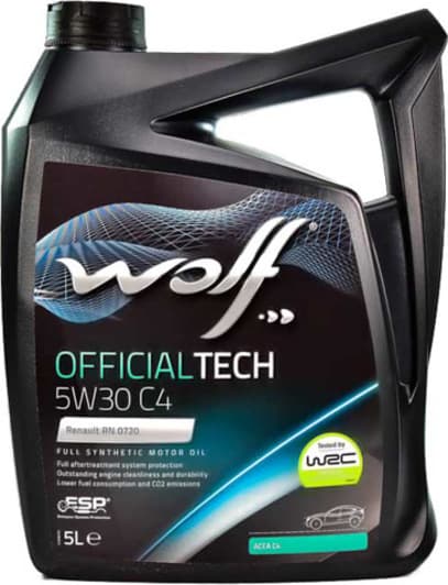 Wolf Officialtech C4 5W-30 (5 л) моторна олива