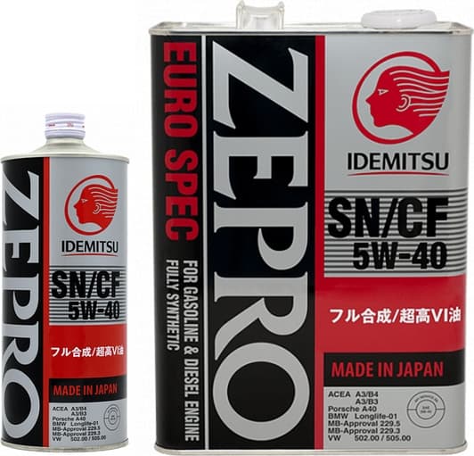 Idemitsu Zepro Euro spec 5W-40 моторное масло