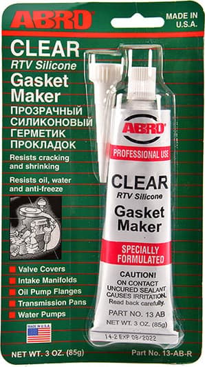 ABRO Gasket Maker (USA) прозорий формувач прокладок