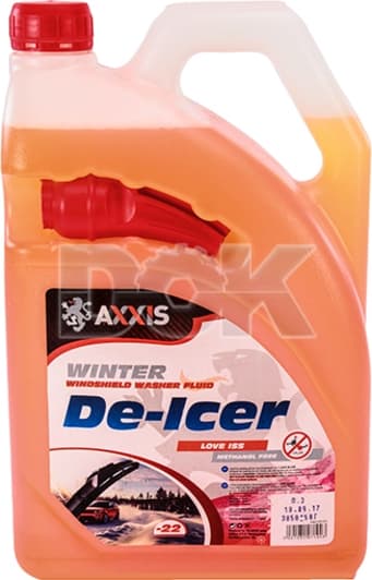 Омыватель стекла Axxis De-icer зимний -22 °С апельсин (4 л)