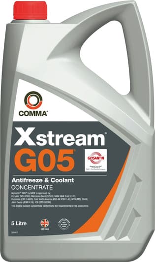 Comma Xstream G05 G11 жовтий концентрат антифризу