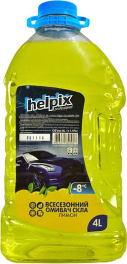 Омивач скла Helpix всесезонний -8 °С лимон (4 л)