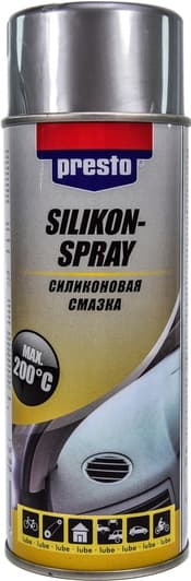 Presto Silikon Spray силіконове мастило