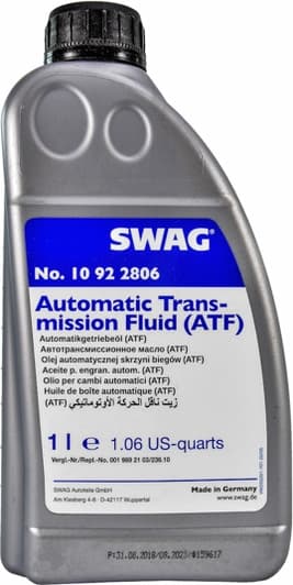 SWAG ATF Dexron III / Dexron III-H трансмиссионное масло