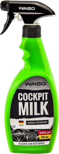 Полироль для салона Winso Cockpit Milk bubble gum 500 мл