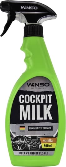 Полироль для салона Winso Cockpit Milk ваниль 500 мл (810600)
