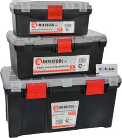 Комплект ящиків для інструментів Intertool BX-0003 3 шт. Комплект ящиків для інструментів Intertool BX-0003 3 шт.