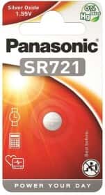 Батарейка Panasonic SR-721EL/1B LR58 1,55 V 1 шт Батарейка Panasonic SR-721EL/1B LR58 1,55 V 1 шт