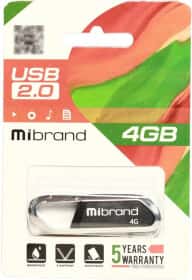 Флешка Mibrand Aligator 4 ГБ MI20AL4U7B Флешка Mibrand Aligator 4 ГБ MI20AL4U7B