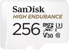 Карта пам’яті SanDisk High Endurance microSDXC 256 ГБ з SD-адаптером Карта пам’яті SanDisk High Endurance microSDXC 256 ГБ з SD-адаптером