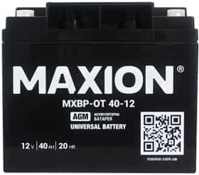 Акумулятор для ДБЖ Maxion MXBP-OT40-12 MXBPOT1240 40 Аг 12 В Акумулятор для ДБЖ Maxion MXBP-OT40-12 MXBPOT1240 40 Аг 12 В