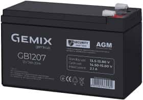 Аккумулятор для ИБП Gemix GB GB1207 00340034 7 Ач 12 В Аккумулятор для ИБП Gemix GB GB1207 00340034 7 Ач 12 В