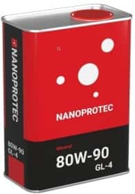 Трансмиссионное масло Nanoprotec Mineral GL-4 80W-90 минеральное Трансмиссионное масло Nanoprotec Mineral GL-4 80W-90 минеральное