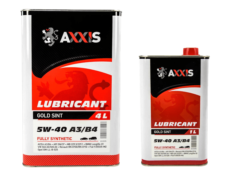 Моторные масла Axxis 5W-40