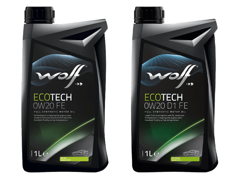 Моторные масла Wolf 0W-20