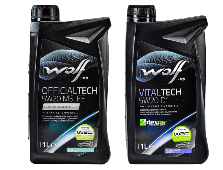 Моторные масла Wolf 5W-20