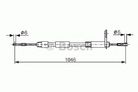 Bosch Трос ручного гальма