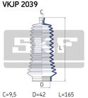SKF Пыльник рулевой рейки