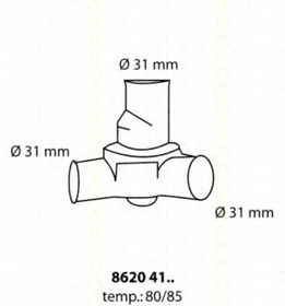 Термостат Triscan 8620 4180