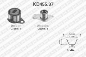Комплект ремня ГРМ SNR KD455.37