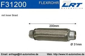 Гофра выпускной системы LRT F31200
