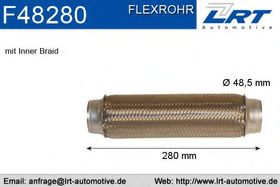 Гофра випускної системи LRT F48250