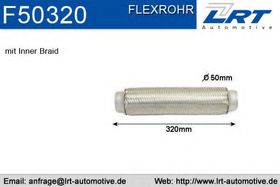 Гофра випускної системи LRT F50320