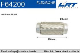 Гофра випускної системи LRT F64200
