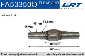 Гофра випускної системи LRT FA53350Q