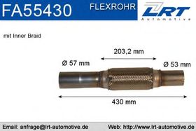 Гофра випускної системи LRT FA55430