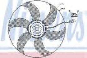 Вентилятор радіатора кондиціонера Nissens 85403