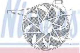 Вентилятор системы охлаждения двигателя Nissens 85596