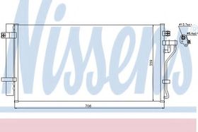 Радиатор кондиционера Nissens 940099