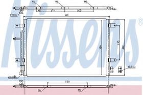 Радиатор кондиционера Nissens 940139
