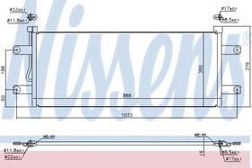 Радиатор кондиционера Nissens 940264