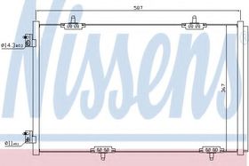 Радиатор кондиционера Nissens 940333