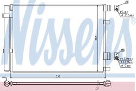 Радиатор кондиционера Nissens 940425